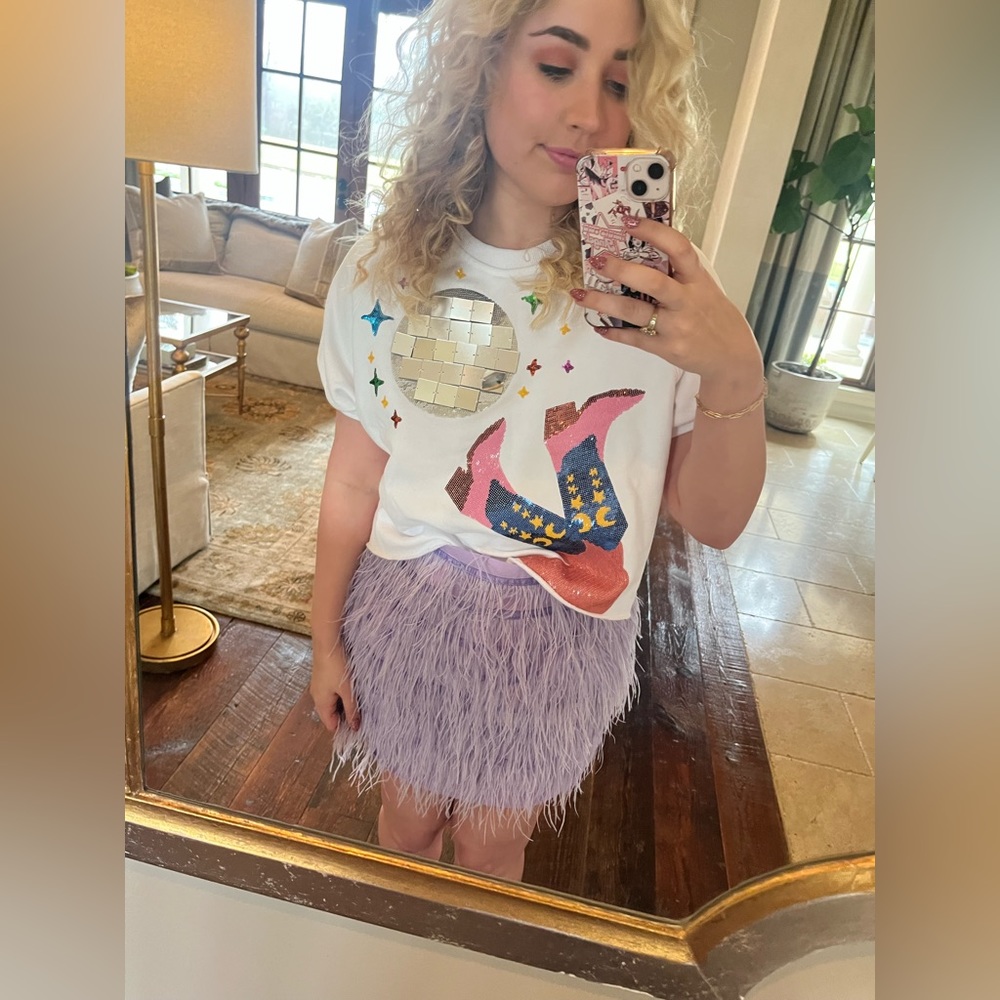 Qos Nwt Disco Top! Size Small - image 2